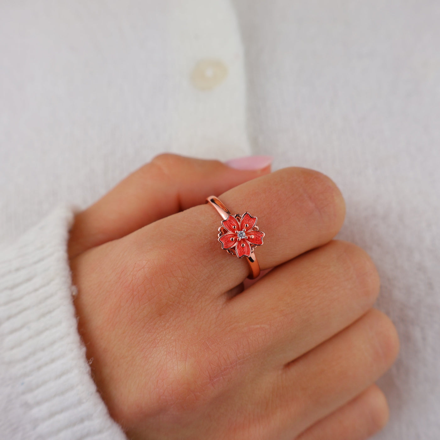 Blossom Anxiety Ring