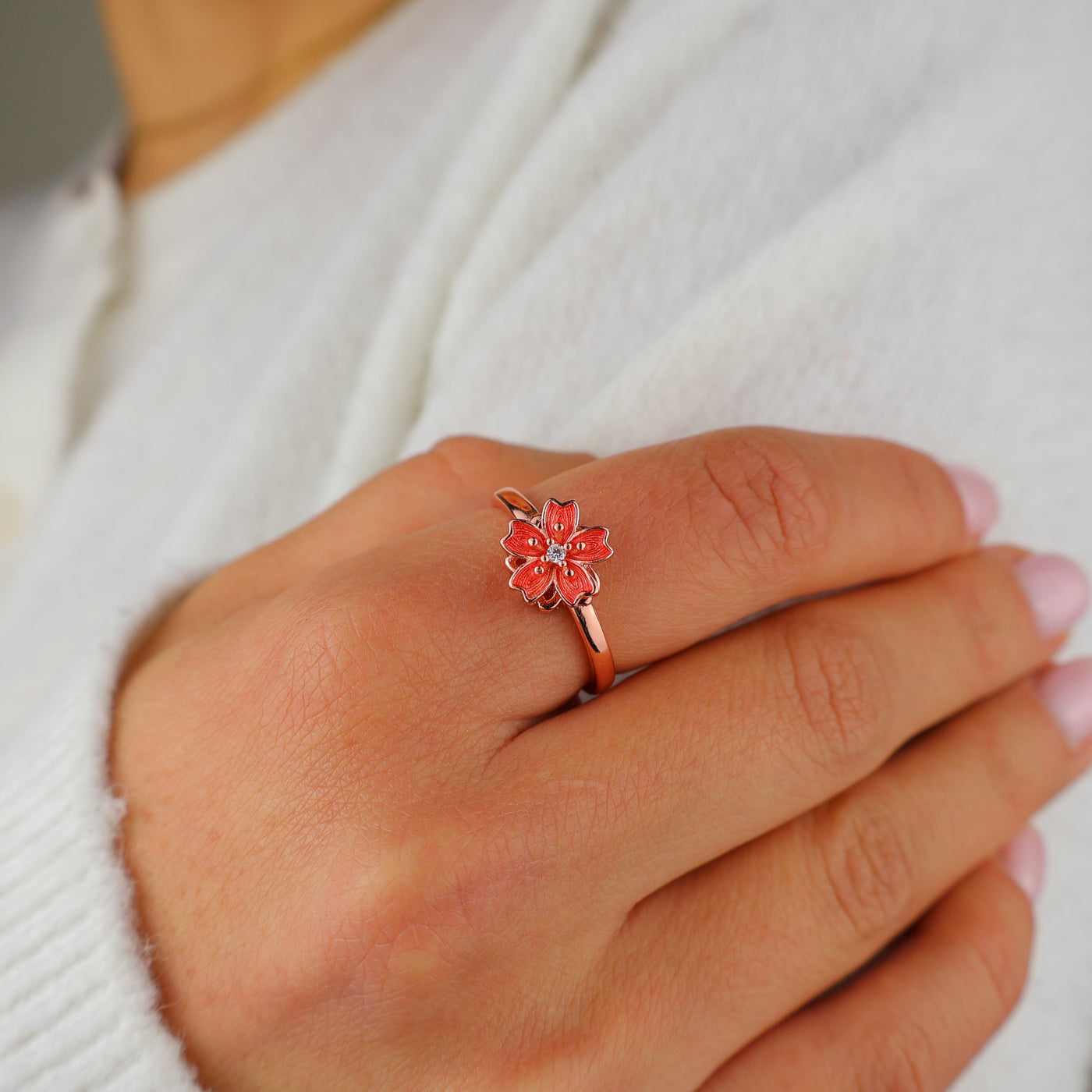 Blossom Anxiety Ring