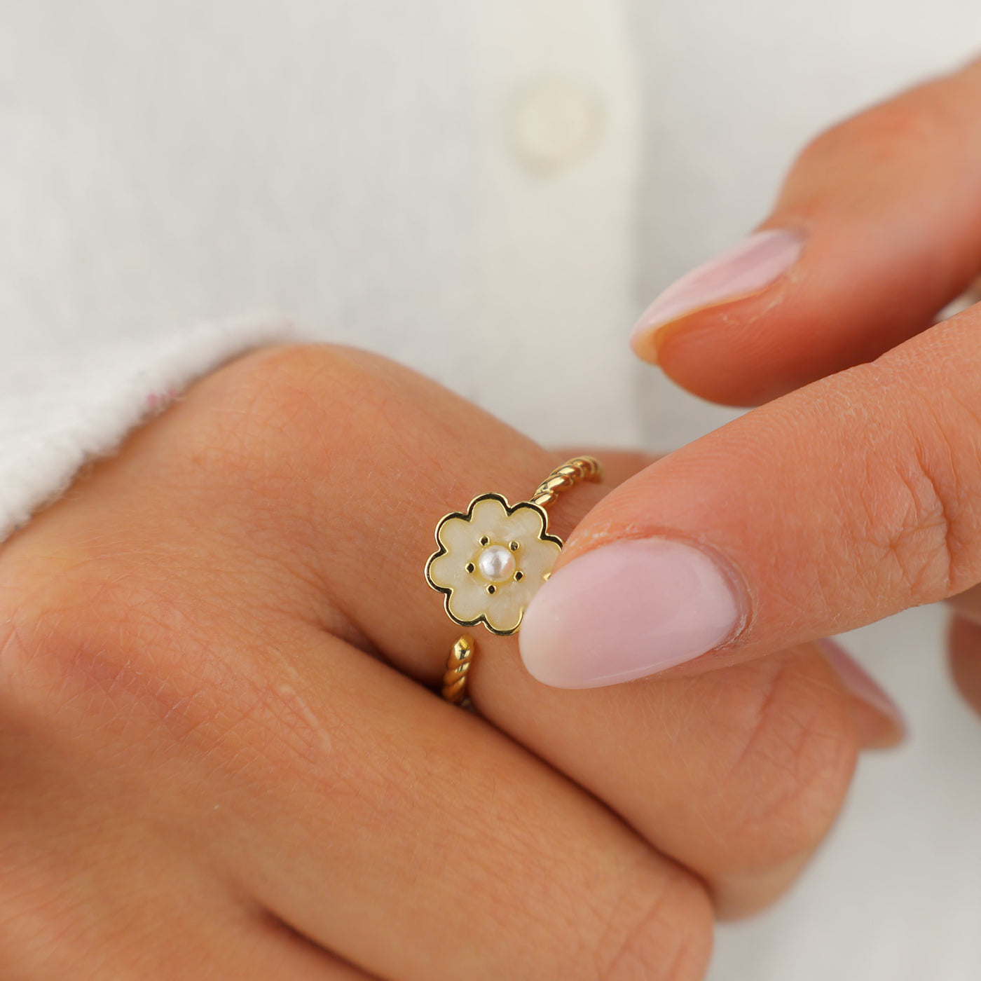 Little Bloom Anxiety Ring